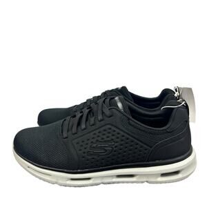 SKECHERS GLIDE LITE BLACK US 12 MEN COMFORTABLE MEMORY FOAM CLASSIC FIT NEW